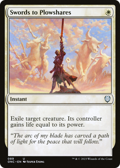 Swords to Plowshares [Phyrexia: All Will Be One Commander]-1