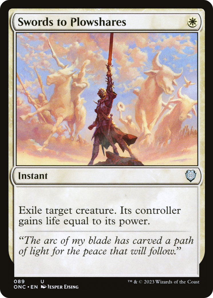 Swords to Plowshares [Phyrexia: All Will Be One Commander]-1