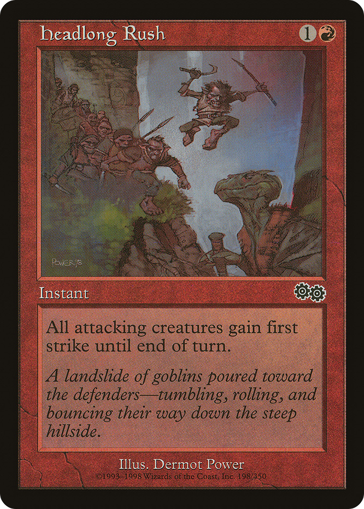 Headlong Rush [Urza's Saga]-1