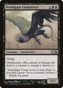 Deathgaze Cockatrice [Magic 2014]-1