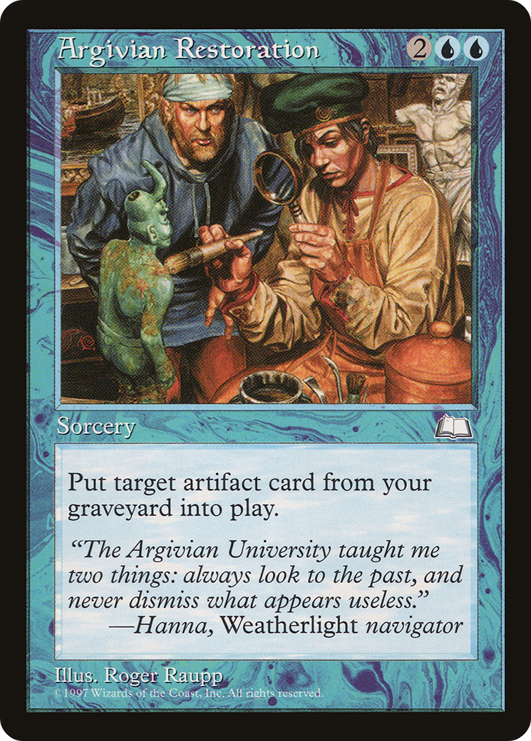 Argivian Restoration [Weatherlight]-1