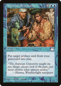 Argivian Restoration [Weatherlight]-1