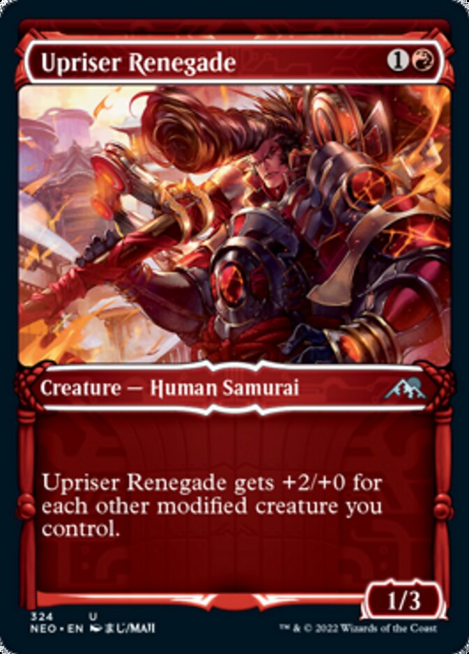 Upriser Renegade (Showcase Samurai) [Kamigawa: Neon Dynasty]-1