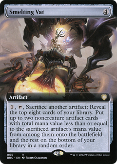 Smelting Vat (Extended Art) [The Brothers' War Commander]-1