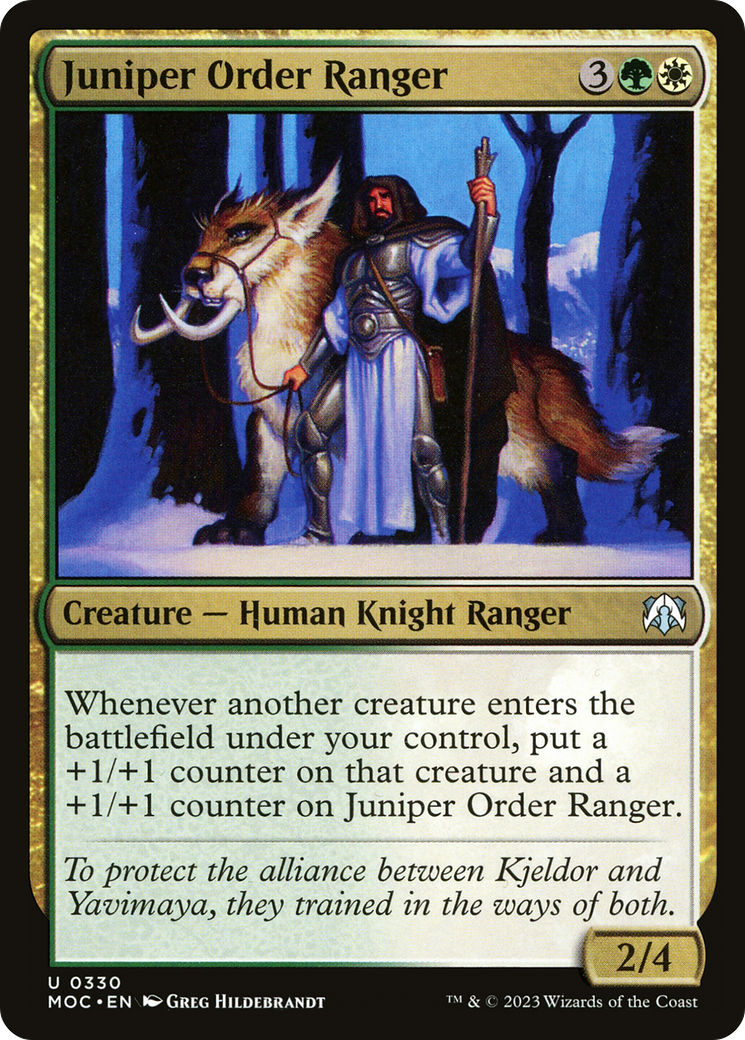 Juniper Order Ranger [March of the Machine Commander]-1