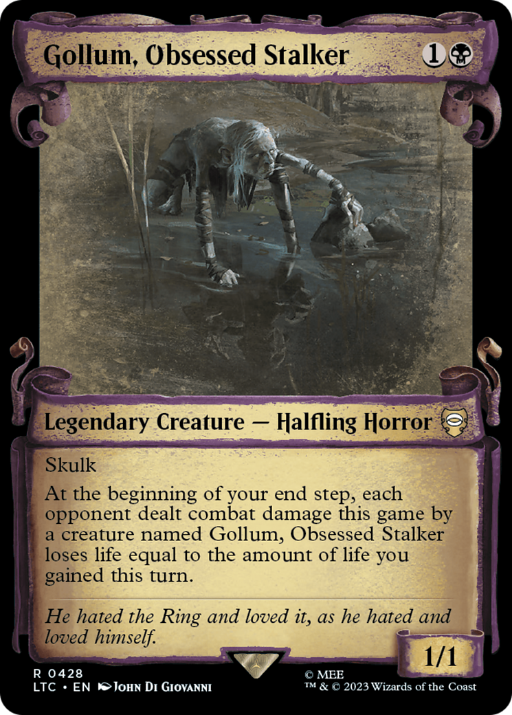 Gollum, Obsessed Stalker [The Lord of the Rings: Tales of Middle-Earth Commander Showcase Scrolls]-1