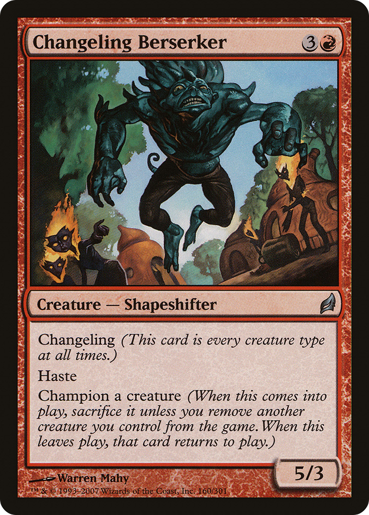 Changeling Berserker [Lorwyn]-1