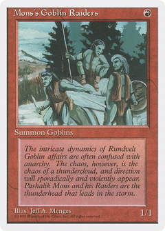 Mons's Goblin Raiders [Fourth Edition]-1