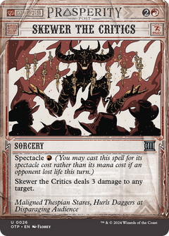 Skewer the Critics [Outlaws of Thunder Junction: Breaking News]-1