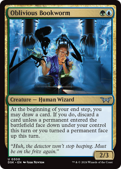 Oblivious Bookworm (0300) [Duskmourn: House of Horror]-1