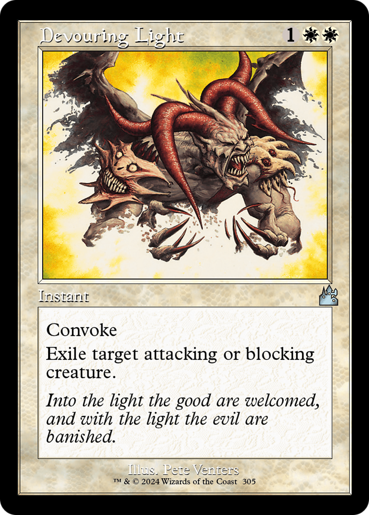 Devouring Light (Retro Frame) [Ravnica Remastered]-1