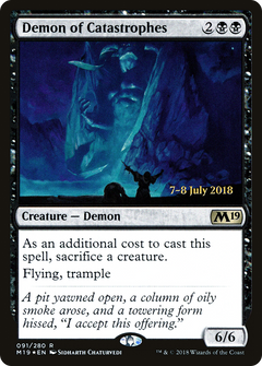 Demon of Catastrophes [Core Set 2019 Prerelease Promos]-1