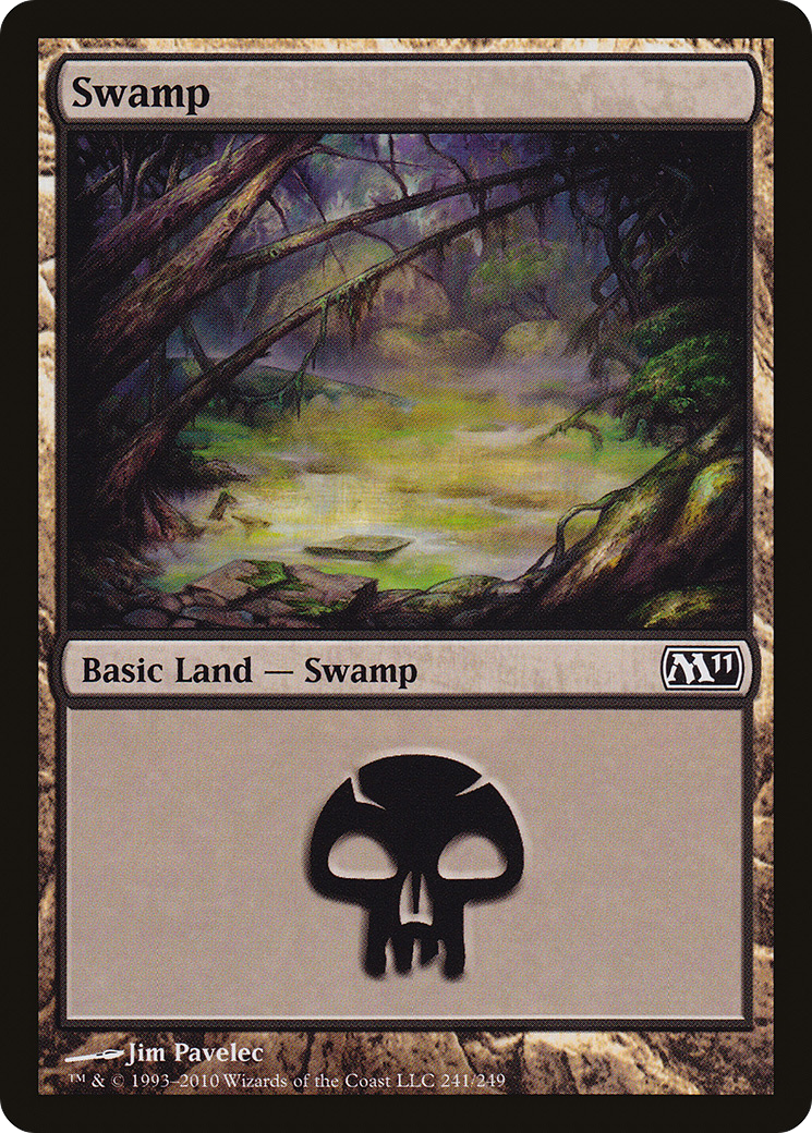 Swamp (241) [Magic 2011]-1