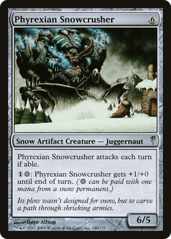 Phyrexian Snowcrusher [Coldsnap]-1