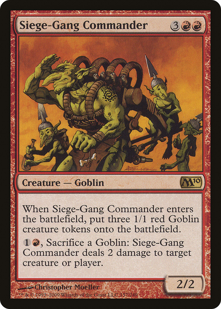 Siege-Gang Commander [Magic 2010]-1