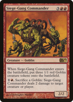 Siege-Gang Commander [Magic 2010]-1
