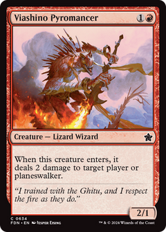 Viashino Pyromancer (FDN-634) - Foundations-1
