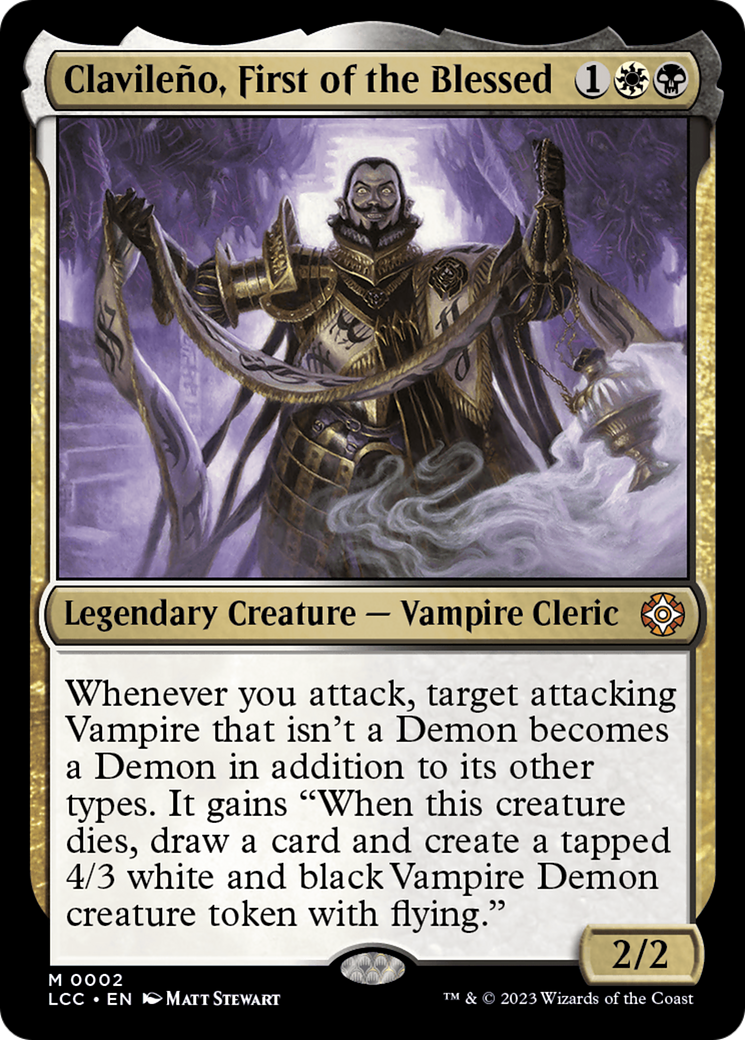 Clavileno, First of the Blessed [The Lost Caverns of Ixalan Commander]-1