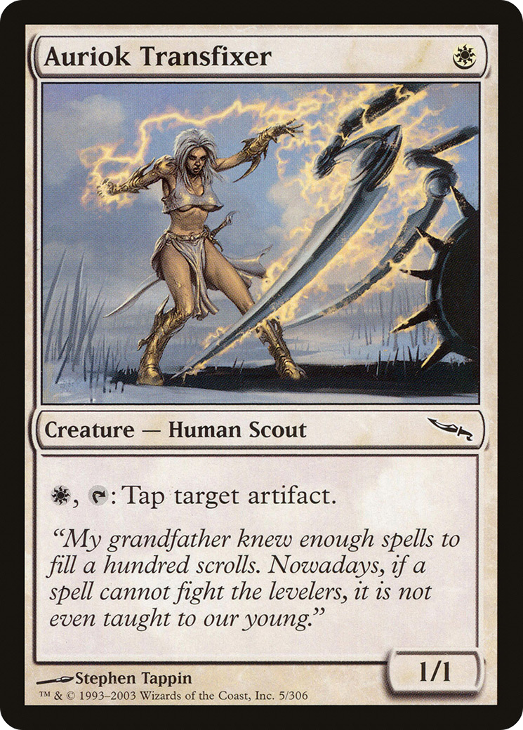 Auriok Transfixer [Mirrodin]-1