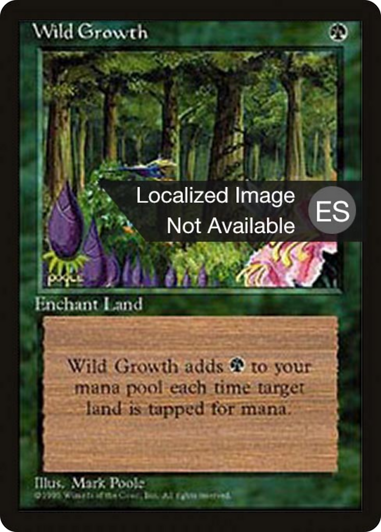 Wild Growth [Fourth Edition Foreign Black Border]-1