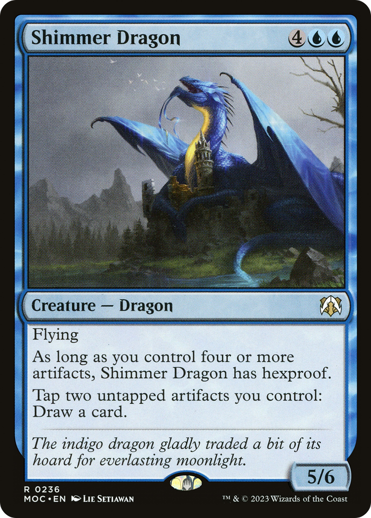 Shimmer Dragon [March of the Machine Commander]-1