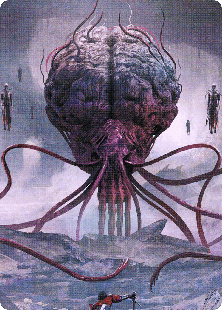 Elder Brain // Elder Brain (ACLB-013) - Battle for Baldur's Gate Art Series (Borderless) Foil-1