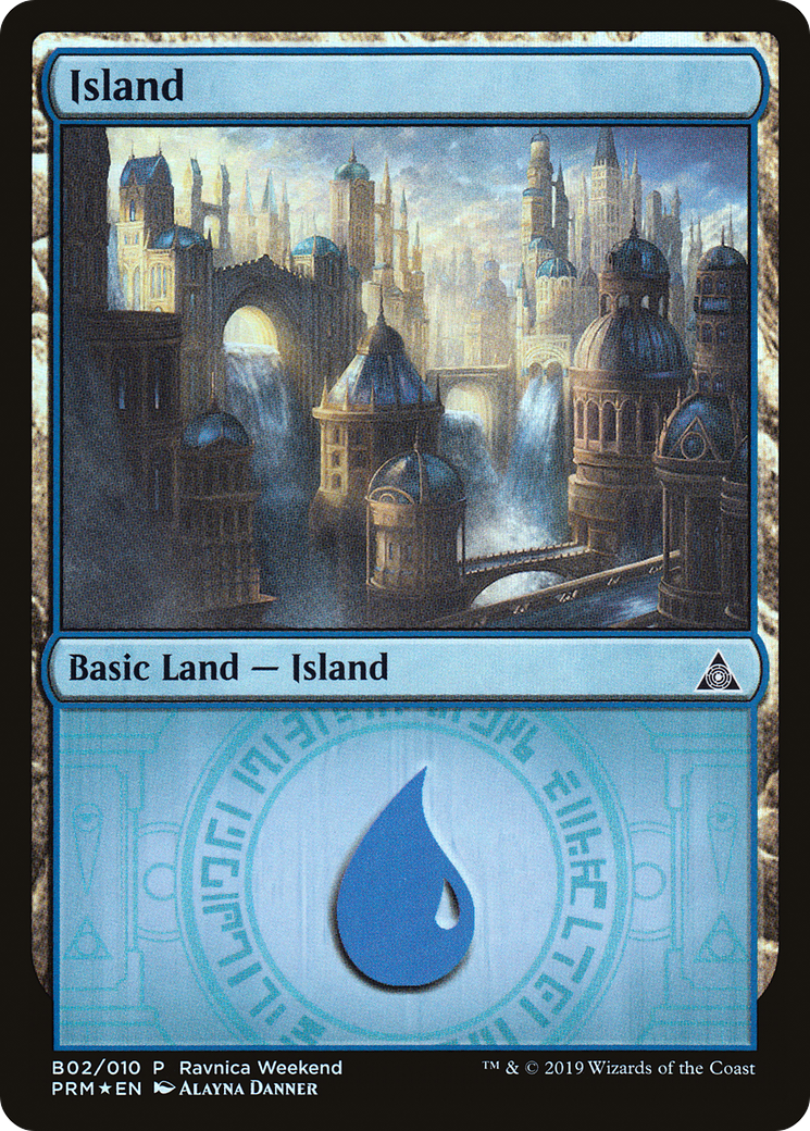 Island (B02) [Ravnica Allegiance Guild Kit]-1