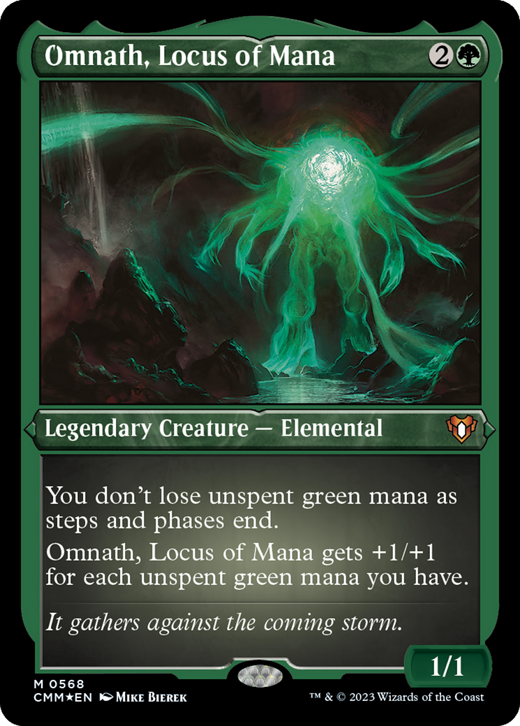 Omnath, Locus of Mana (CMM-568) - Commander Masters Etched Foil-1
