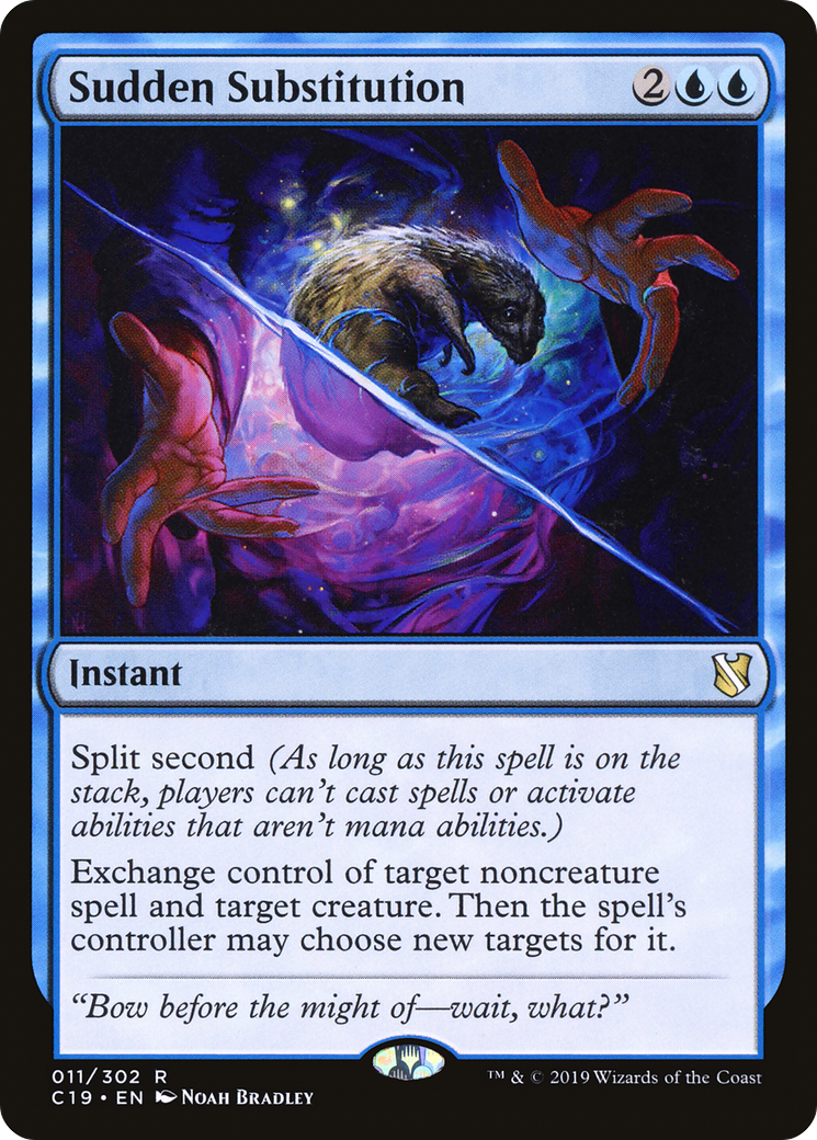 Sudden Substitution [Commander 2019]-1