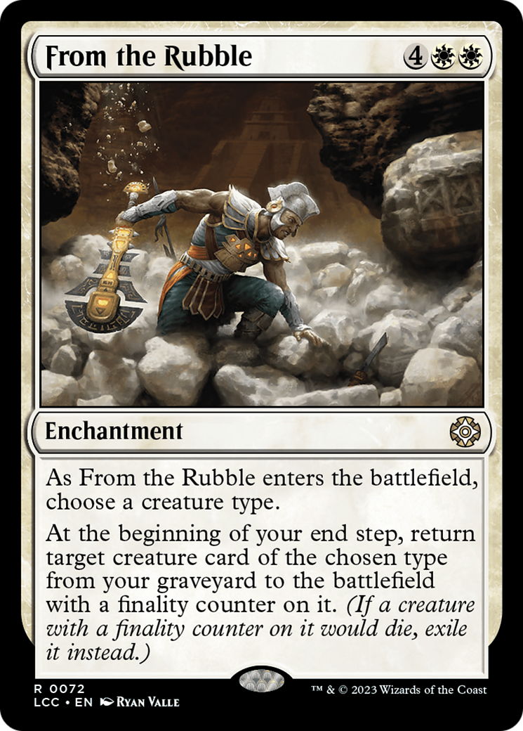 From the Rubble [The Lost Caverns of Ixalan Commander]-1