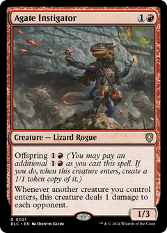 Agate Instigator [Bloomburrow Commander]-1