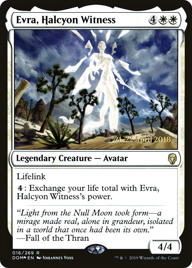 Evra, Halcyon Witness [Dominaria Prerelease Promos]-1