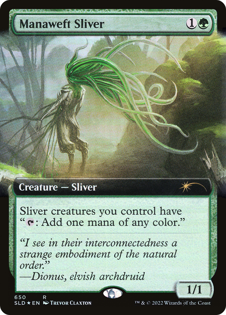 Manaweft Sliver (Extended Art) [Secret Lair Drop Promos]-1