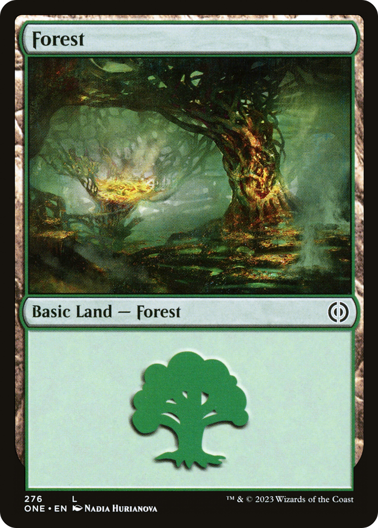Forest (276) [Phyrexia: All Will Be One]-1