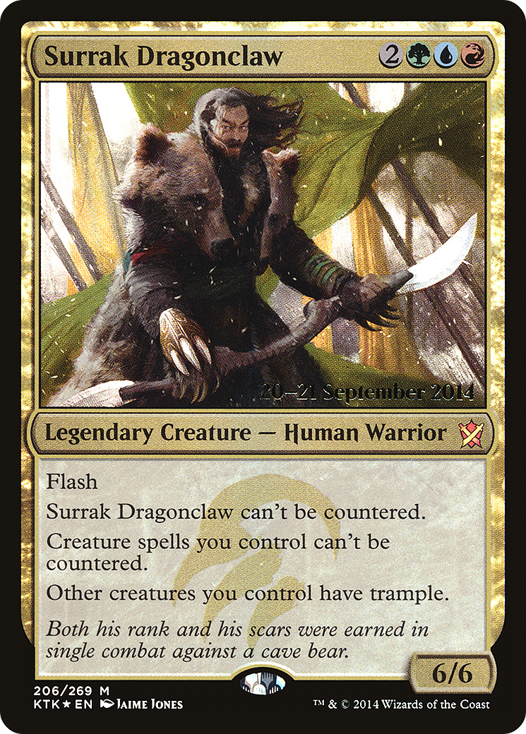 Surrak Dragonclaw [Khans of Tarkir Prerelease Promos]-1