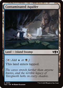 Contaminated Aquifer [Tarkir: Dragonstorm Commander]-1