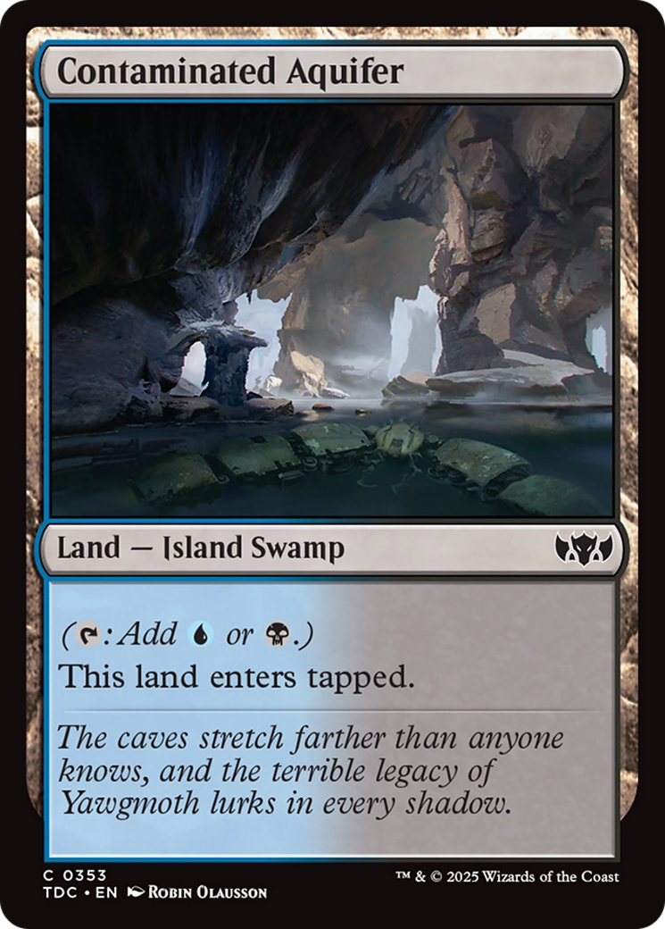 Contaminated Aquifer [Tarkir: Dragonstorm Commander]-1