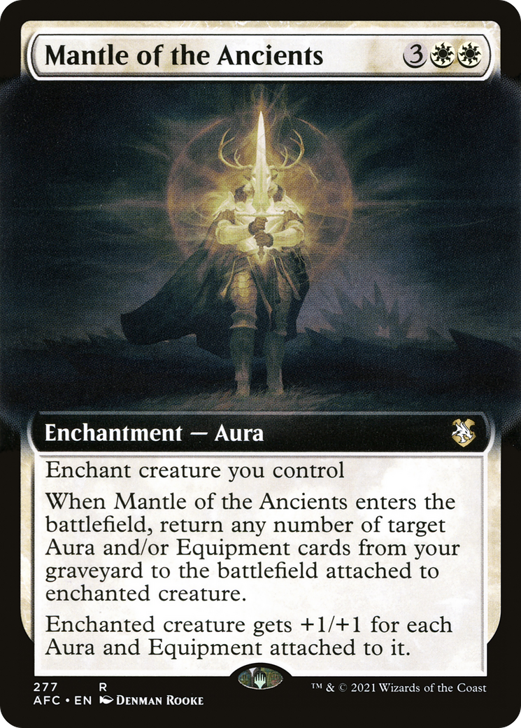 Mantle of the Ancients (Extended Art) [Dungeons & Dragons: Adventures in the Forgotten Realms Commander]-1