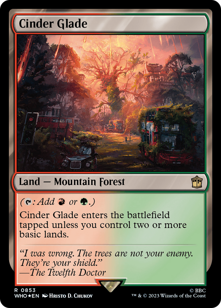 Cinder Glade (Surge Foil) [Doctor Who]-1