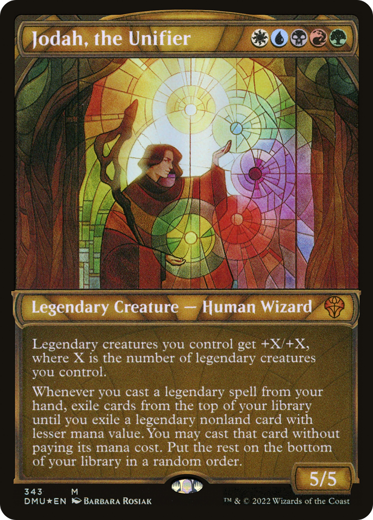 Jodah, the Unifier (Showcase Textured) [Dominaria United]-1