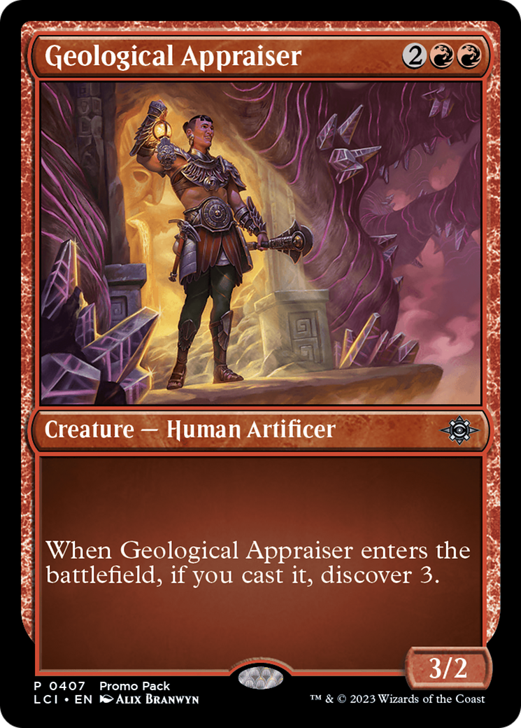 Geological Appraiser [The Lost Caverns of Ixalan Promos]-1