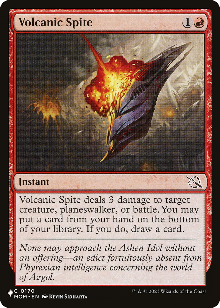 Volcanic Spite [The List]-1