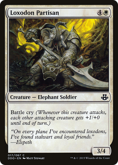 Loxodon Partisan [Duel Decks: Elspeth vs. Kiora]-1