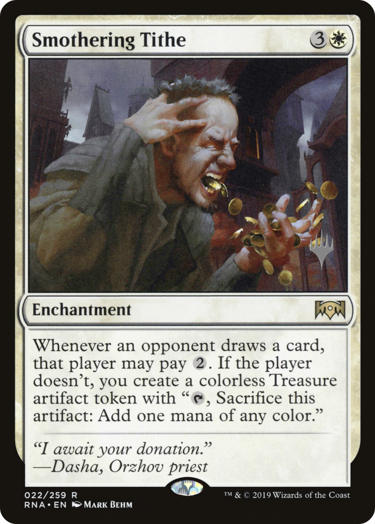 Smothering Tithe (Promo Pack) [Ravnica Allegiance Promos]-1