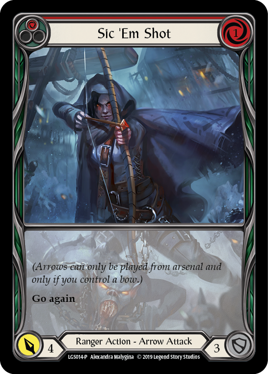 Sic 'Em Shot (Red) [LGS014-P] (Promo)  1st Edition Normal-1