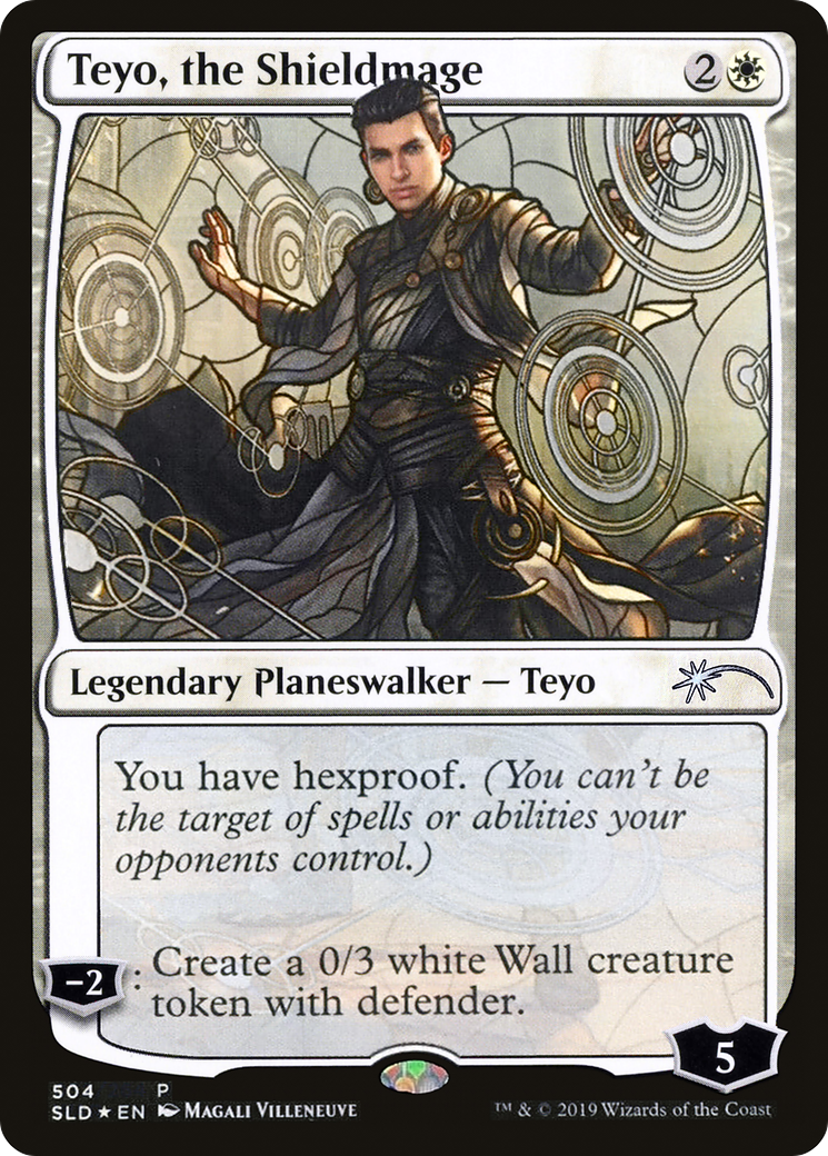 Teyo, the Shieldmage (Stained Glass) [Secret Lair Drop Promos]-1