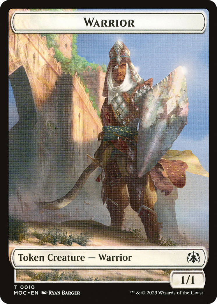 Warrior (TMOC-010) - March of the Machine Commander Tokens-1