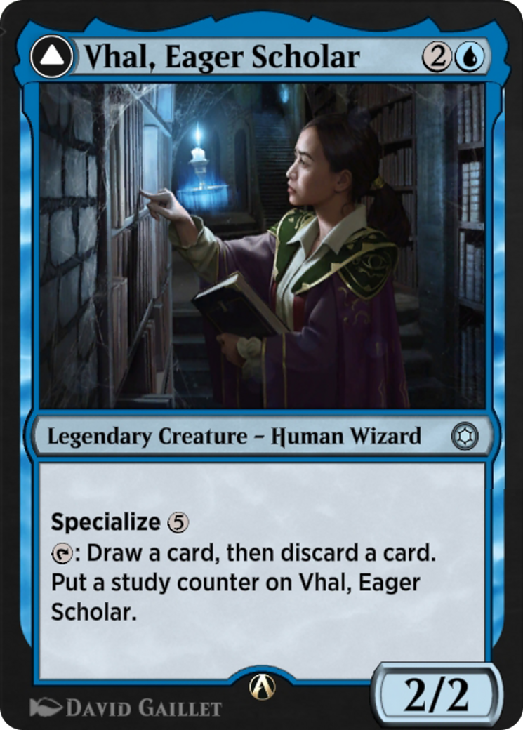 Vhal, Eager Scholar (HBG-008) - Alchemy Horizons: Baldur's Gate-1
