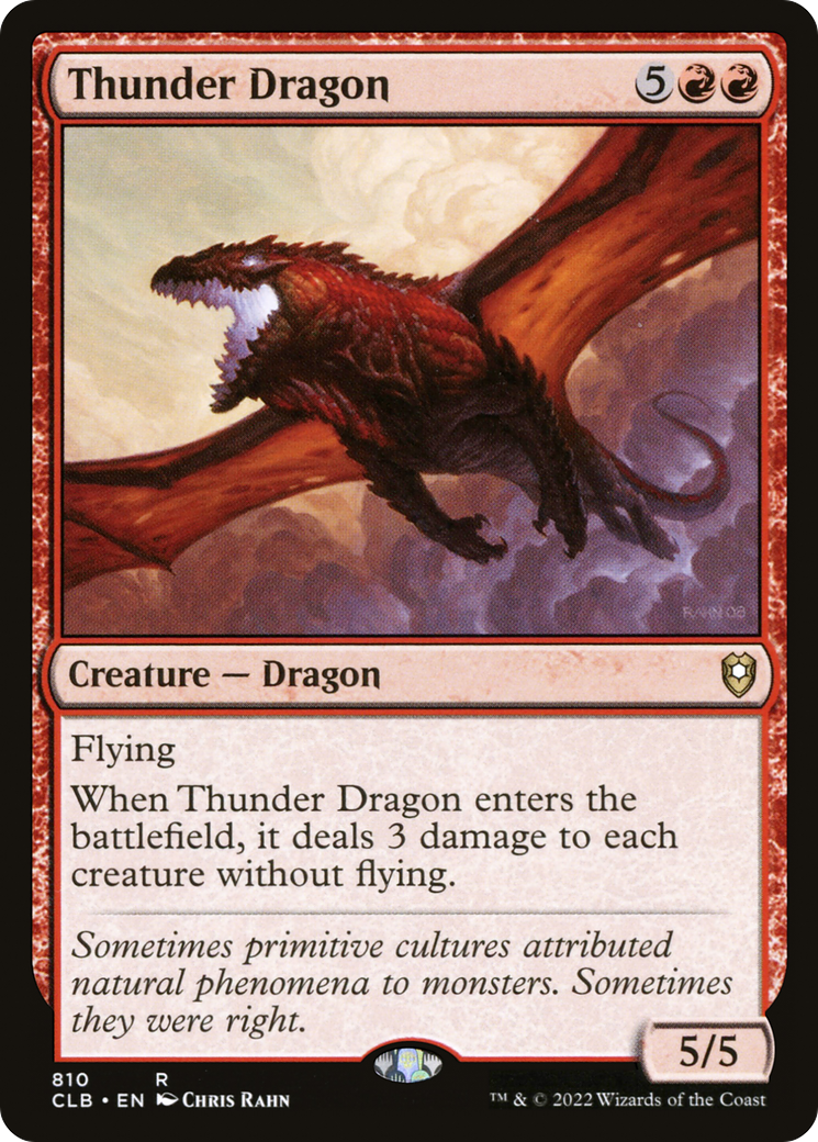 Thunder Dragon [Commander Legends: Battle for Baldur's Gate]-1