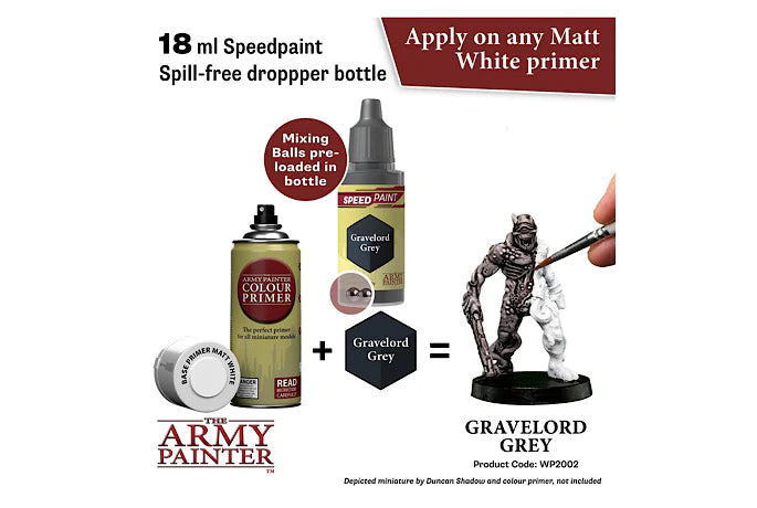 Army Painter Speedpaint - gravelord Grey 18ml